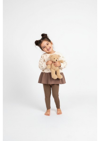 Kalpli Keten Detaylı Sweatshirt – Kahve fiyatları