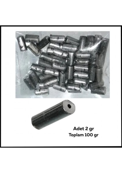 Uyguna-Yakala-2 GR-100 Gr-Kıstırma Boru KURŞUN-SUN.111