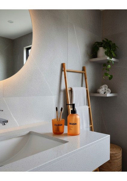 Mien Cam Sıvı Sabunluk ve Diş Fırçalığı Seti