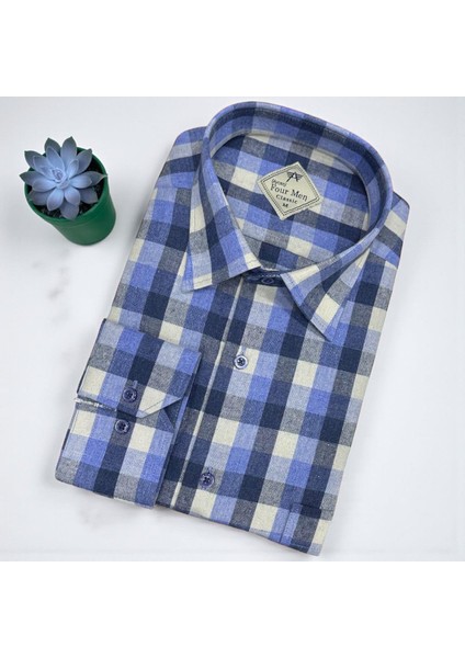 Klasik %100 Cotton Uzun Kollu Terletmeyen Kışlık Oduncu Gömlek (Regular Kalıp) modelleri