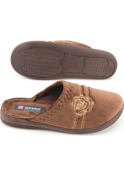 Kadın Kışlık Pu Rahat Taban Nakışlı Tasarım Ev Bahçe Terlik indirimleri