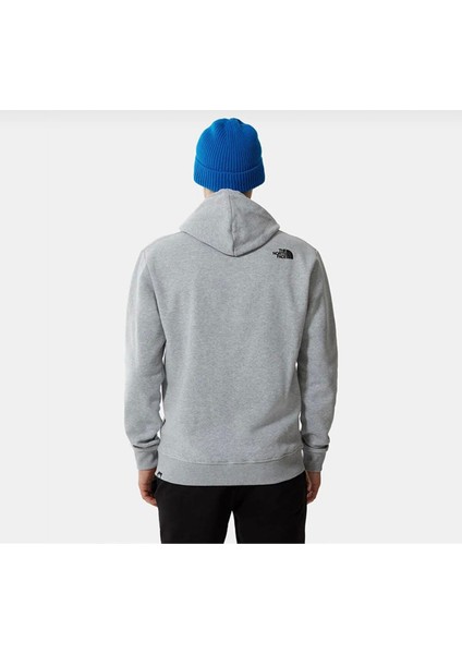 Kapüşonlu Ribanalı Amblemli Light Gri Sweatshirt Nort Face fiyatları