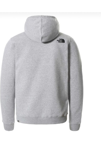 Kapüşonlu Ribanalı Amblemli Light Gri Sweatshirt Nort Face indirimleri