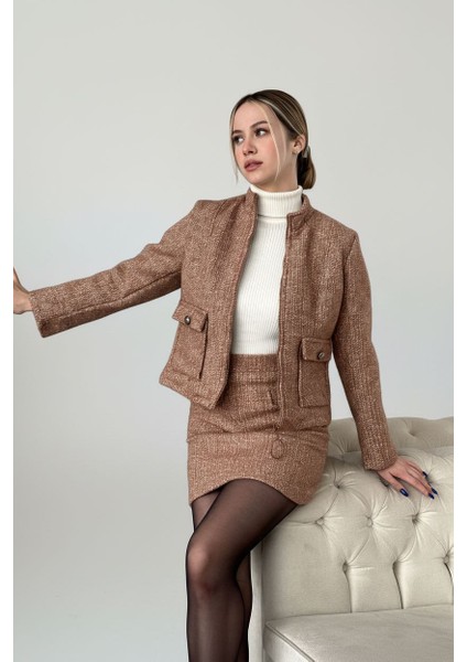 Zarif ve Şık Kadın Kaşe Ceket – Kışlık Elegant Tasarım fiyatları