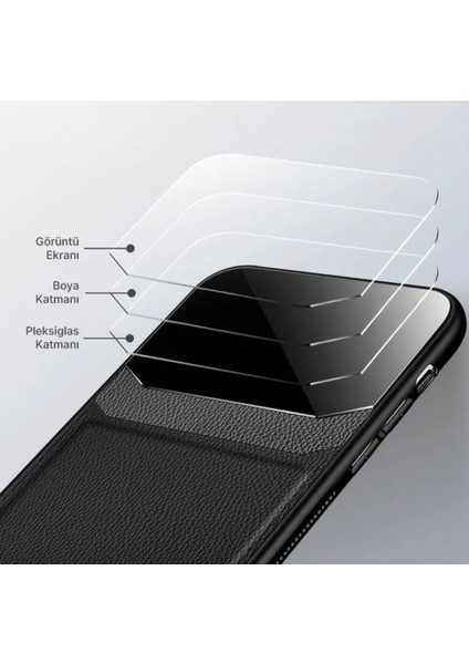 Samsung - Galaxy A33 5g Zebana Lens Deri Kılıf - Kırmızı fiyatları