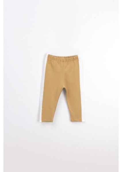 Çizgili Pamuklu Tayt