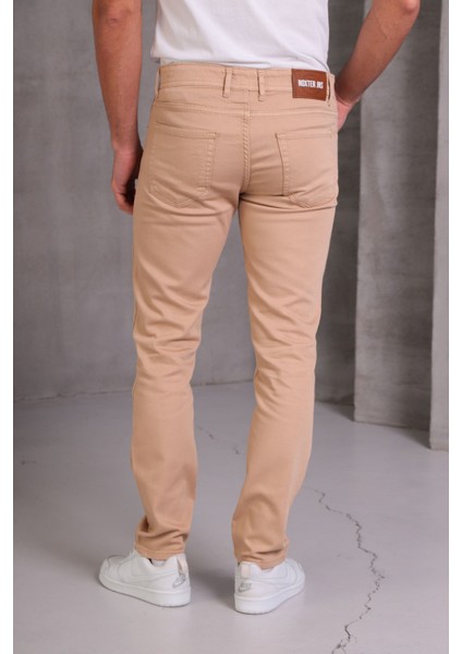 Erkek Krem Slim Fit Pantolon fiyatları