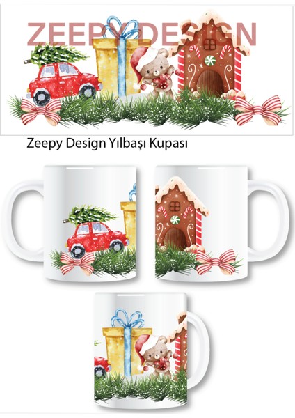 Tasarım Yılbaşına Özel Baskılı Kupalar