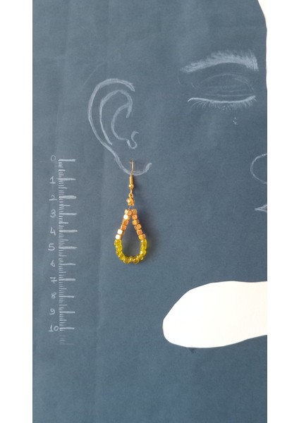 Boncuk Dizgi Sallantılı Küpe fiyatları