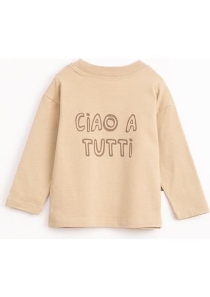 “cıao A Tuttı” Baskılı Uzun Kollu Tişört – Mint Yeşili fiyatları