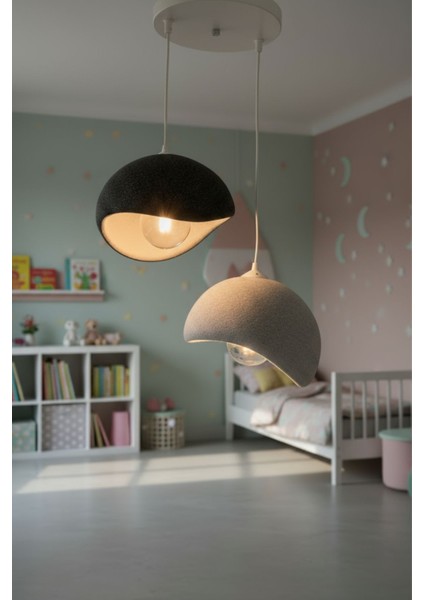 Modern Renk Kombinasyonlu Avize, Salon ve Oturma Odası Için Dekoratif Aydınlatma