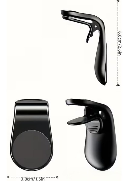 Araba Telefon Tutucu L Tipi - Havalandırma Aparatlı, Manyetik Cep Telefonu Tutacağı modelleri