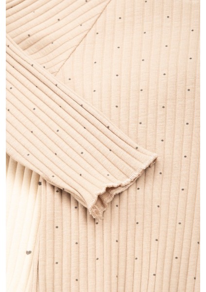 Nokta Baskılı Kaşkorse Alt-Üst Takım – Vizon modelleri