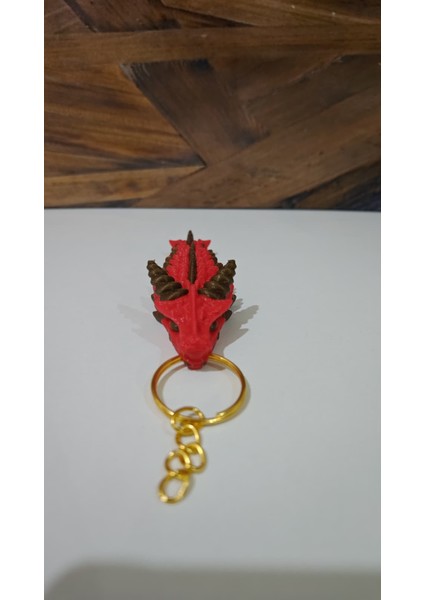 Eklemli Ejderha Anahtarlık | Parlak Boynuzlu & Pullu Fantastik Tasarım modelleri