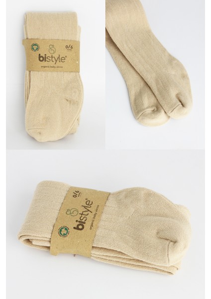 Organik Külotlu Çorap (0-36 Ay, 12 Renk)
