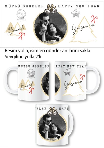 Tasarım Kişiye Özel Baskılı Kupa Bardak (Fotoğraf, Yazı, Firma Logo, Özel gün promosyonları Kendin Tasarla)