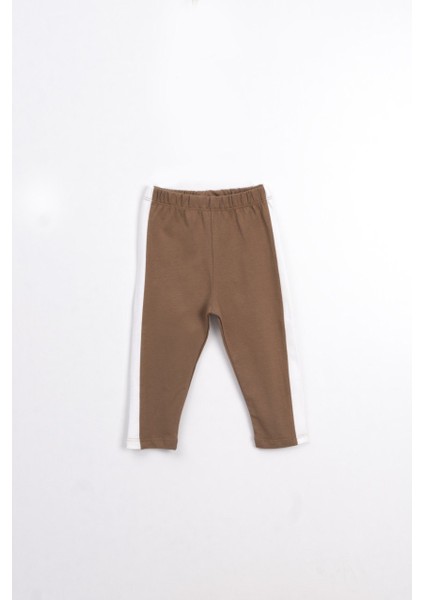 Çizgili Pamuklu Tayt