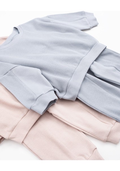 Soft Waffle Eşofman Takımı - Pudra fiyatları