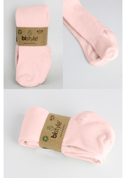 Organik Külotlu Çorap (0-36 Ay, 12 Renk)