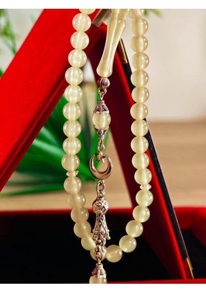 Kedi Gözü Kişiye Özel Harfli Hediyelik Tesbih Gece Karanlıkta Parlar 8 mm Küre Tesbih fiyatları