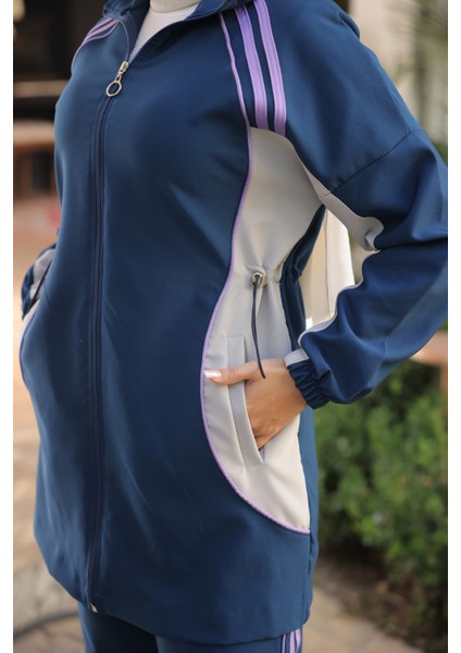 Kadın Tesettür Eşofman Takımı Fermuarlı Alt Üst Eşofman Takımı 499 indirimleri