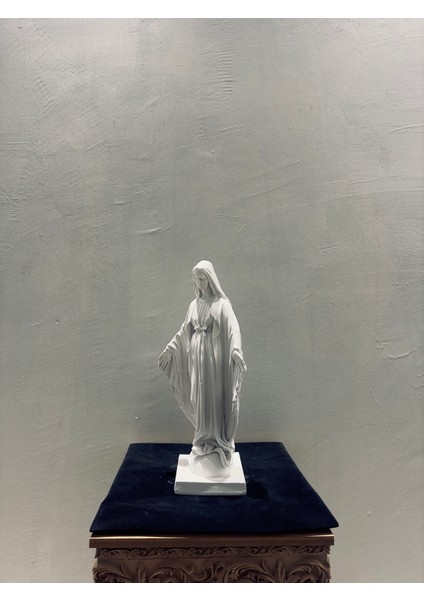 Dekoratif Meryem Ana Heykeli 46×20 cm | Boyanabilir Polyester Kutsal Figür | Inanç ve Maneviyat Heykeli | Ev & Ofis Dekorasyonu fiyatları