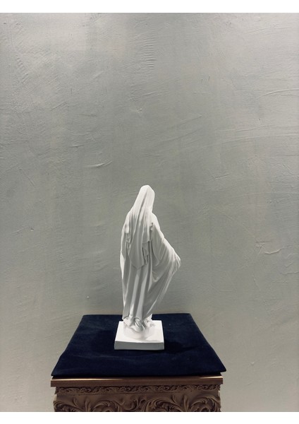 Dekoratif Meryem Ana Heykeli 46×20 cm | Boyanabilir Polyester Kutsal Figür | Inanç ve Maneviyat Heykeli | Ev & Ofis Dekorasyonu modelleri