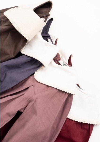 Yakalı Poplin Elbise – Mürdüm fırsatları