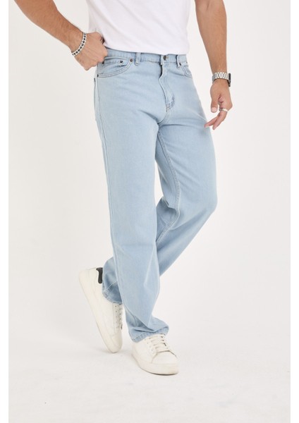 Erkek Mavi Baggy Denim Pantolon indirimleri