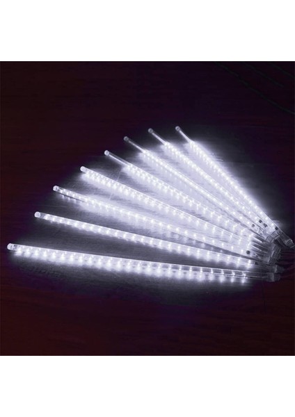 3.2 Metre Meteor LED Işık - Beyaz Kayar Işık Efektli Yağmur Damlası Dekoratif LED modelleri