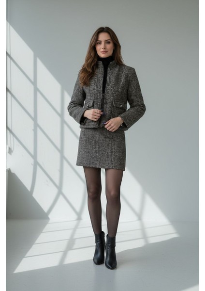 Zarif ve Şık Kadın Kaşe Ceket – Kışlık Elegant Tasarım modelleri