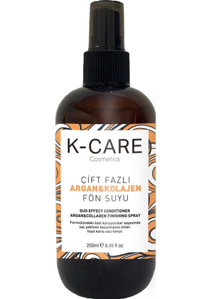 K K-Care Cosmetics Argan & Collagen Bağ Onarıcı Saç Bakım Spreyi 250 ml
