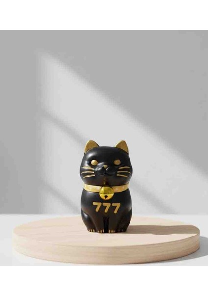 Maneki-Neko 777 Şans ve Bereket Lüx Dekoratif Kedi Heykeli fiyatları