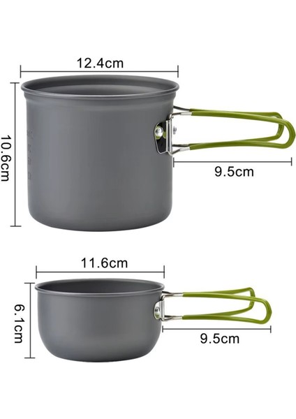 Piknik ve Dağcılık Için Açık Alan Yemek Pişirme Seti, Katlanır Çatal Kaşık Bıçak Takımı fiyatları