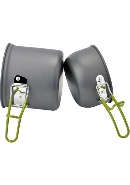 Piknik ve Dağcılık Için Açık Alan Yemek Pişirme Seti, Katlanır Çatal Kaşık Bıçak Takımı