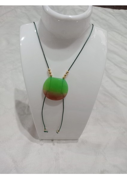 Deri Ipliyeşil Kolye modelleri