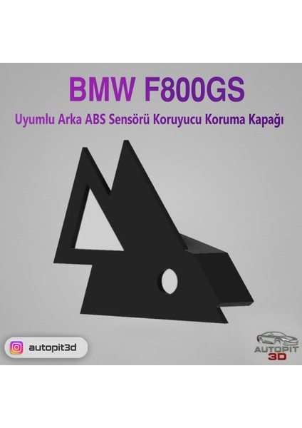 Bmw F800S Uyumlu Arka Abs Sensörü Koruyucu Koruma Kapağı