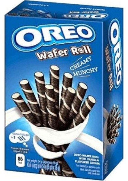 Wafer Roll 54G – Vanilya Kremalı Gofret Rulo