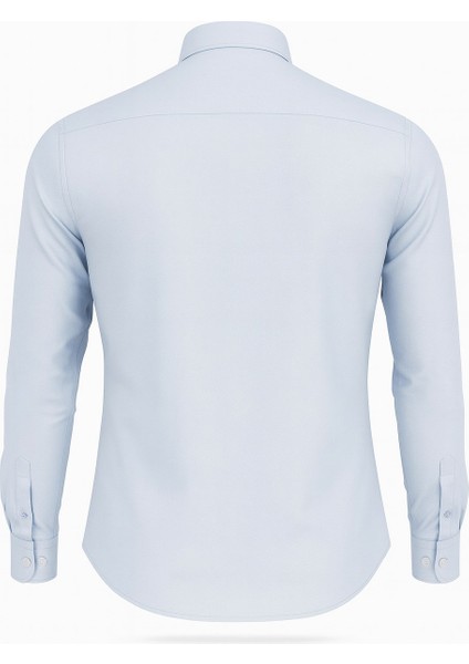 Erkek Beyaz/mavi Slim Fit Gömlek – Plus Scorpion, Ofis & Günlük Şık Kombin, Ütü Gerektirmeyen modelleri