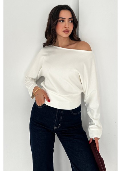 Kadın Omuz Açık Uzun Kollu Bluz – Wine Mood fiyatları