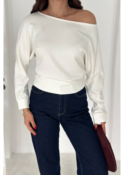 Kadın Omuz Açık Uzun Kollu Bluz – Wine Mood indirimleri