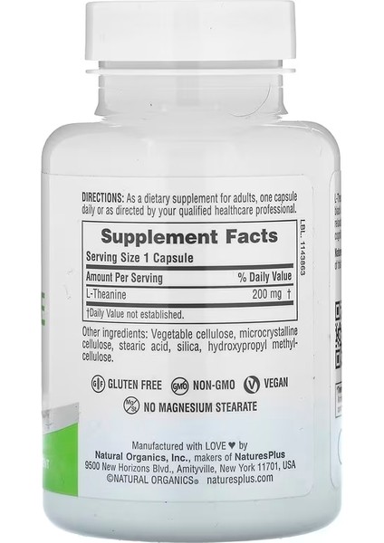 Pro L-Theanine Brain & Cognitive 200 60 Caps fiyatları