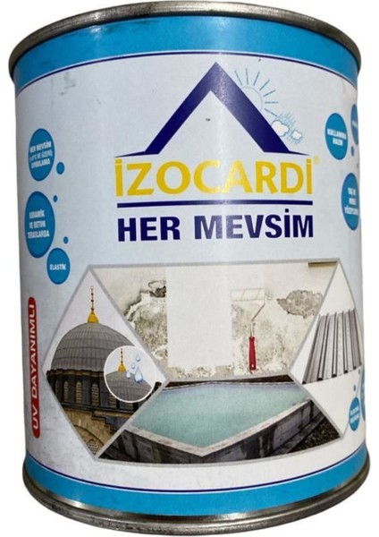 Izocardi Her Mevsim Şeffaf Su Yalıtım Sıvısı 1 kg