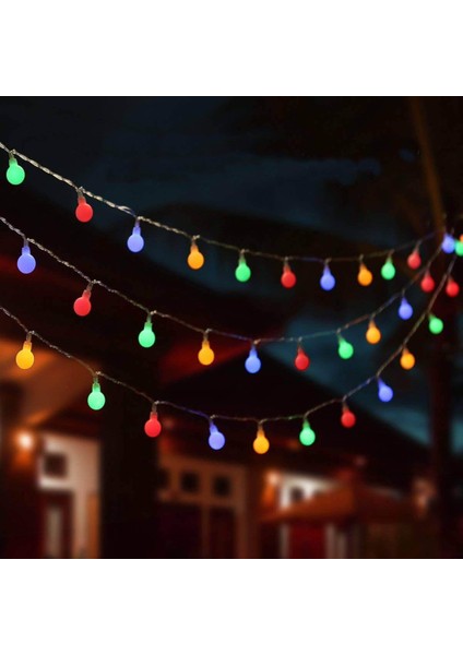 5 Metre 28 LED Rgb Mini Top Işık - Fişli, Siyah Kablo ve Çok Renkli Dekoratif LED modelleri