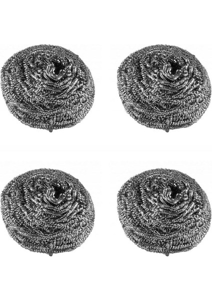 4 Adet Paslanmaz Bulaşık Teli Endüstriyel Boy 10 gr