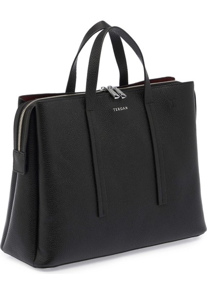 Siyah Hakiki Deri Kadın El Çantası - S25Y1BC80291-A41