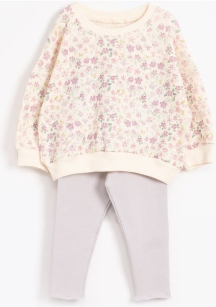 Nature Soft Waffle Takım - Lila