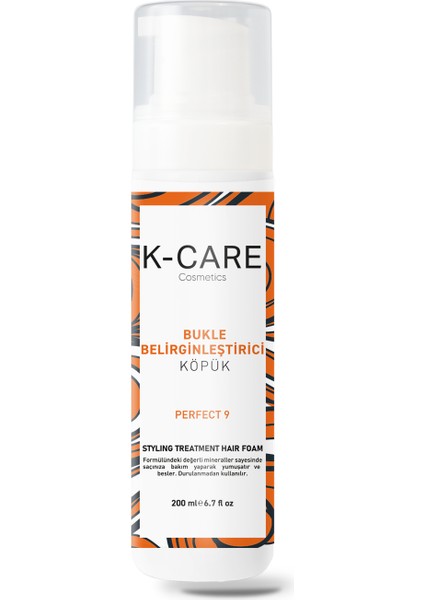 K K-Care Cosmetics Bukle Belirginleştirici Köpük 200 ml