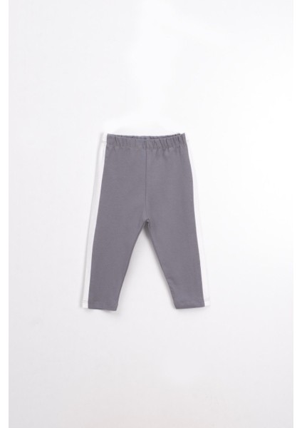 Çizgili Pamuklu Tayt