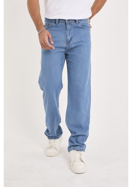 Erkek Mavi Baggy Denim Pantolon indirimleri